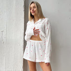 Heart Print Sleep Set