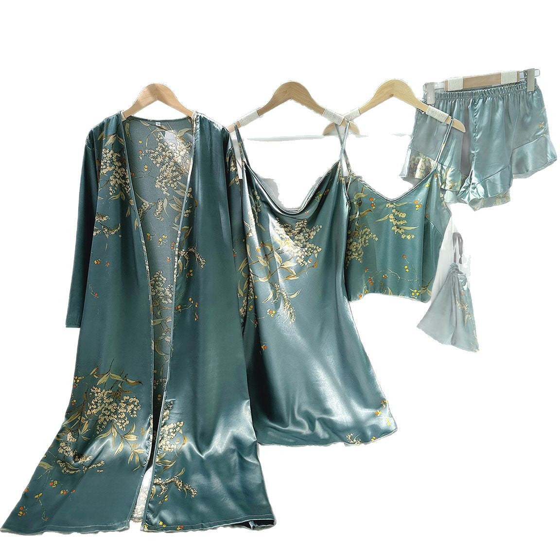 Satin Cherry Sleep Set