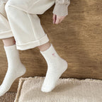 Mink Velvet Bow Socks