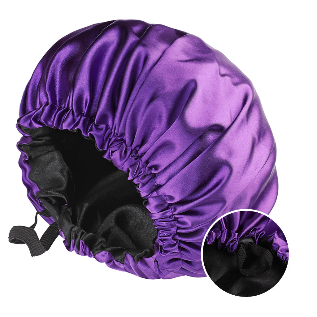 Reversible Satin Nightcap