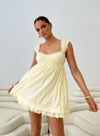 Embroidered Mini Dress