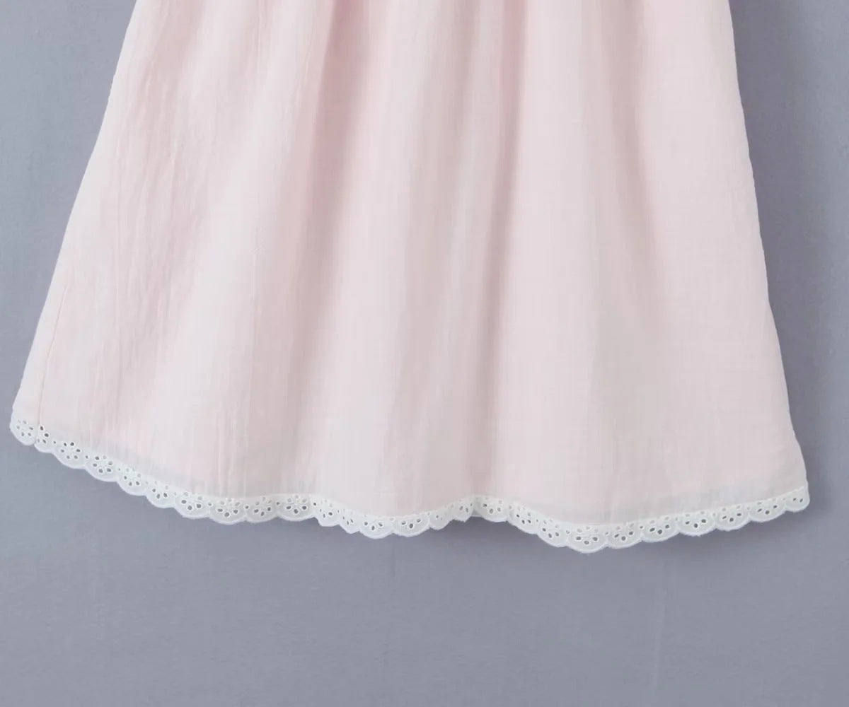 Rosette Babydoll Dress