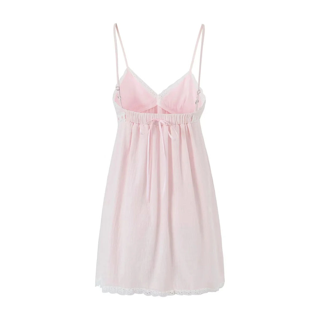 Rosette Babydoll Dress