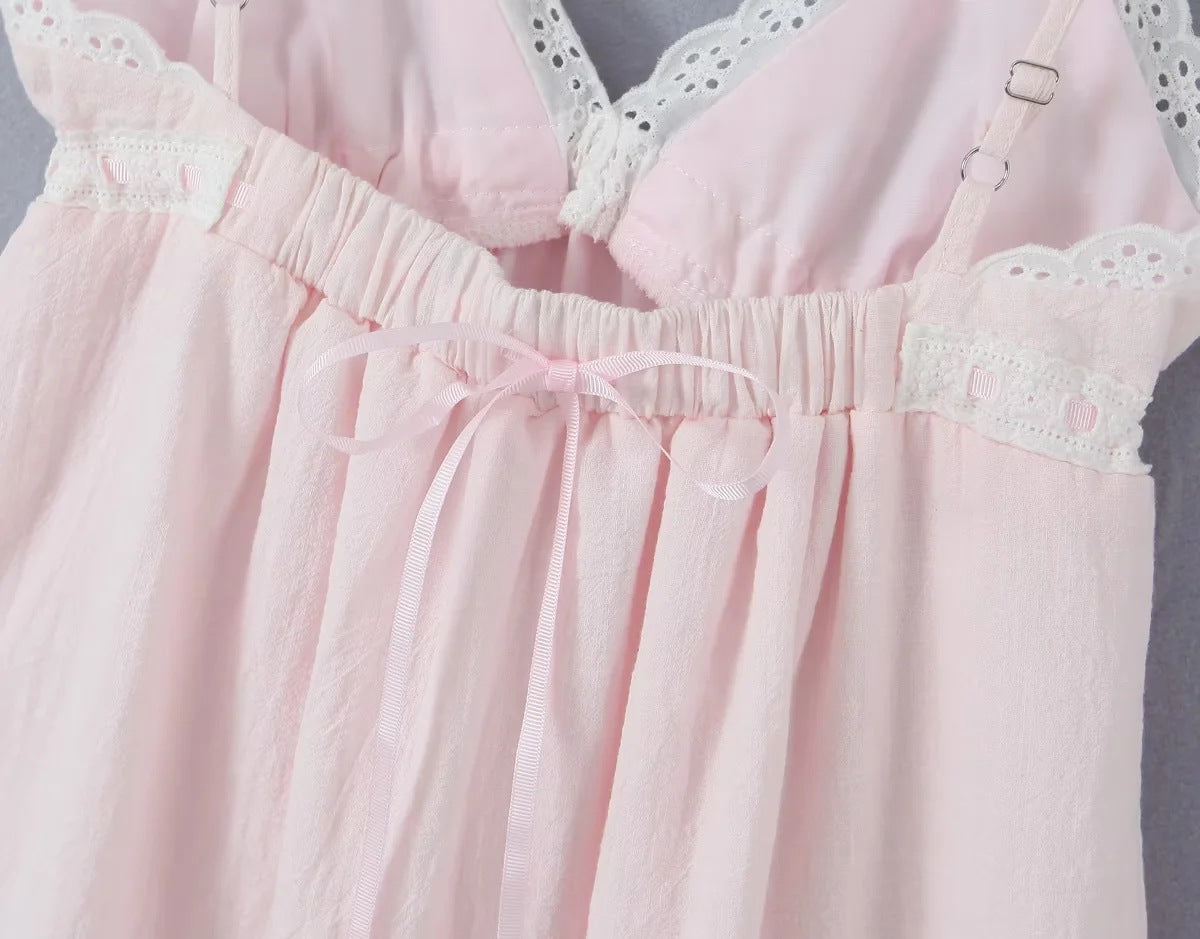 Rosette Babydoll Dress