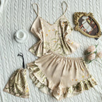 Satin Cherry Sleep Set