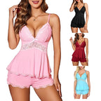 Bordeaux Babydoll Set