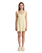 Embroidered Mini Dress