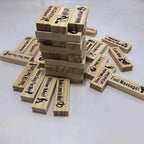 Couple Jenga Tower Game