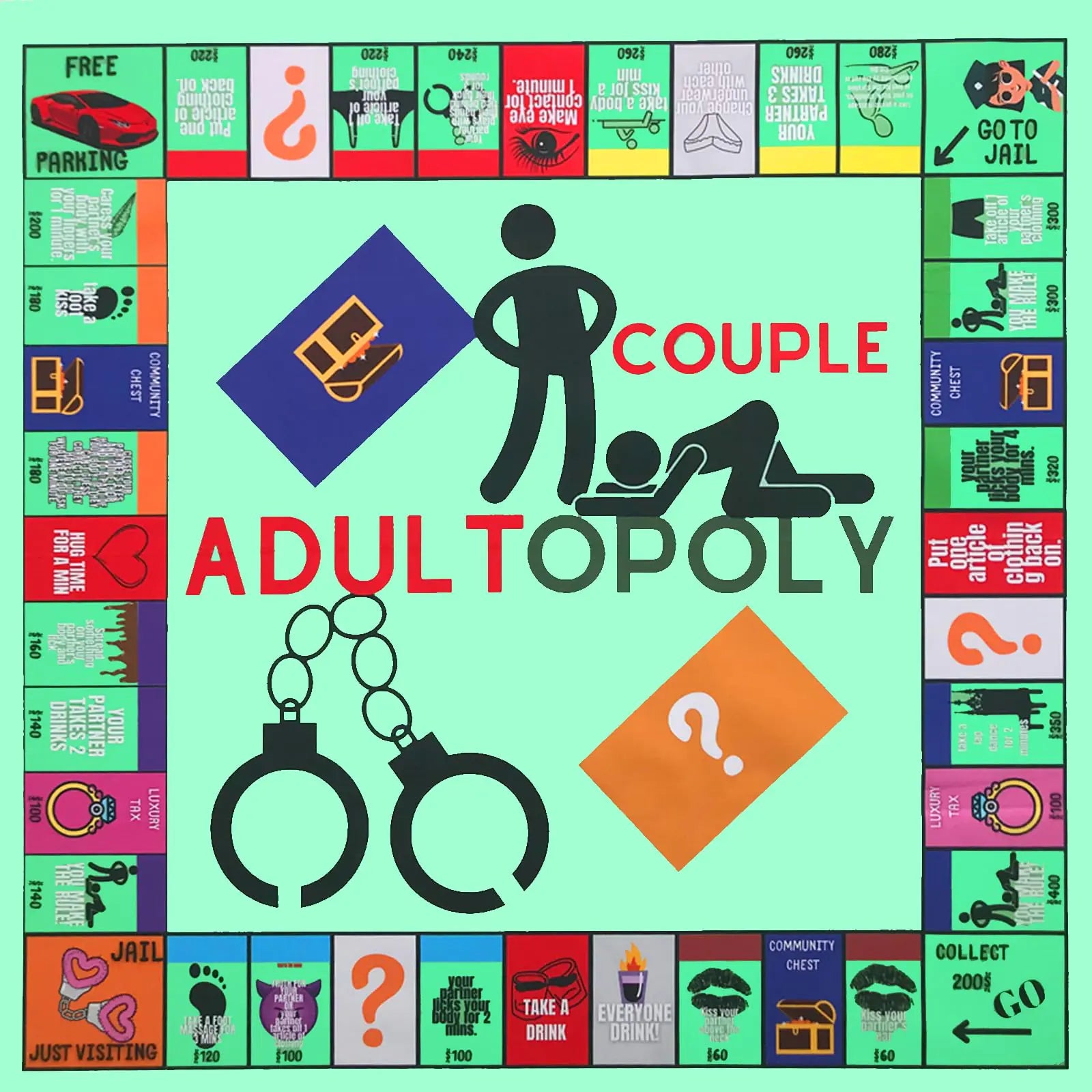 Adultopoly Board Game