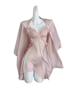 Silk Butterfly Slip Set