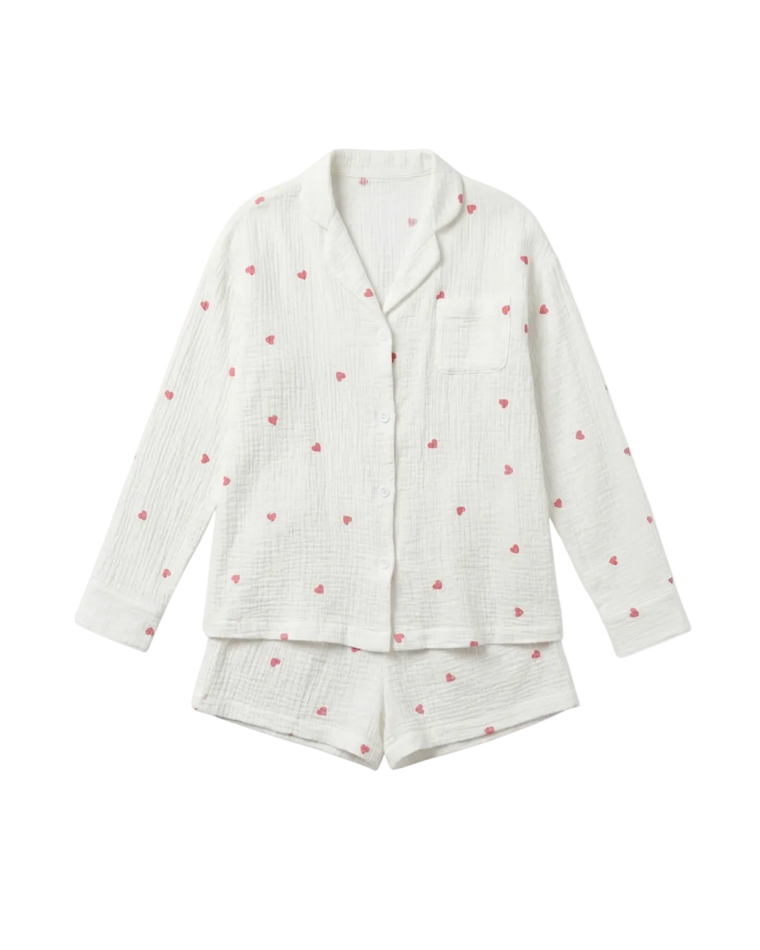 Heart Print Sleep Set