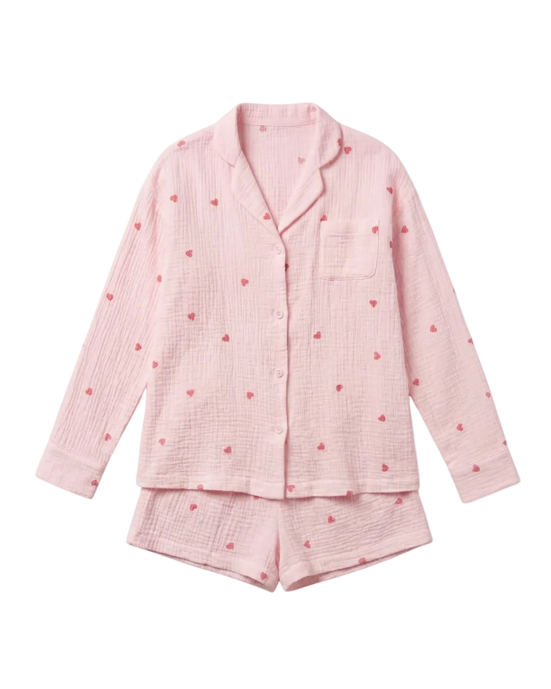 Heart Print Sleep Set
