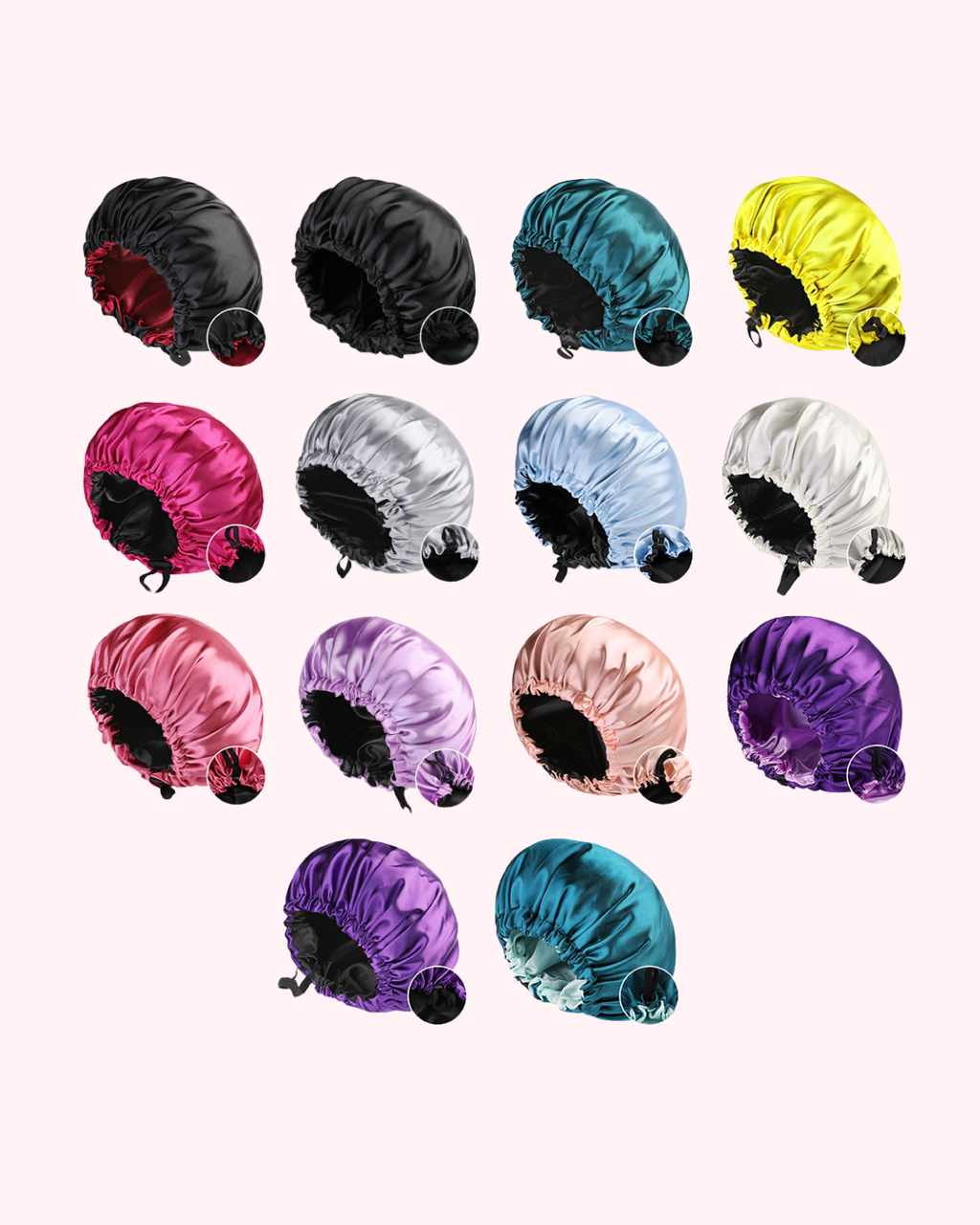 Reversible Satin Nightcap