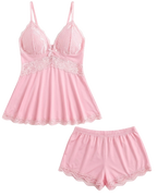 Bordeaux Babydoll Set