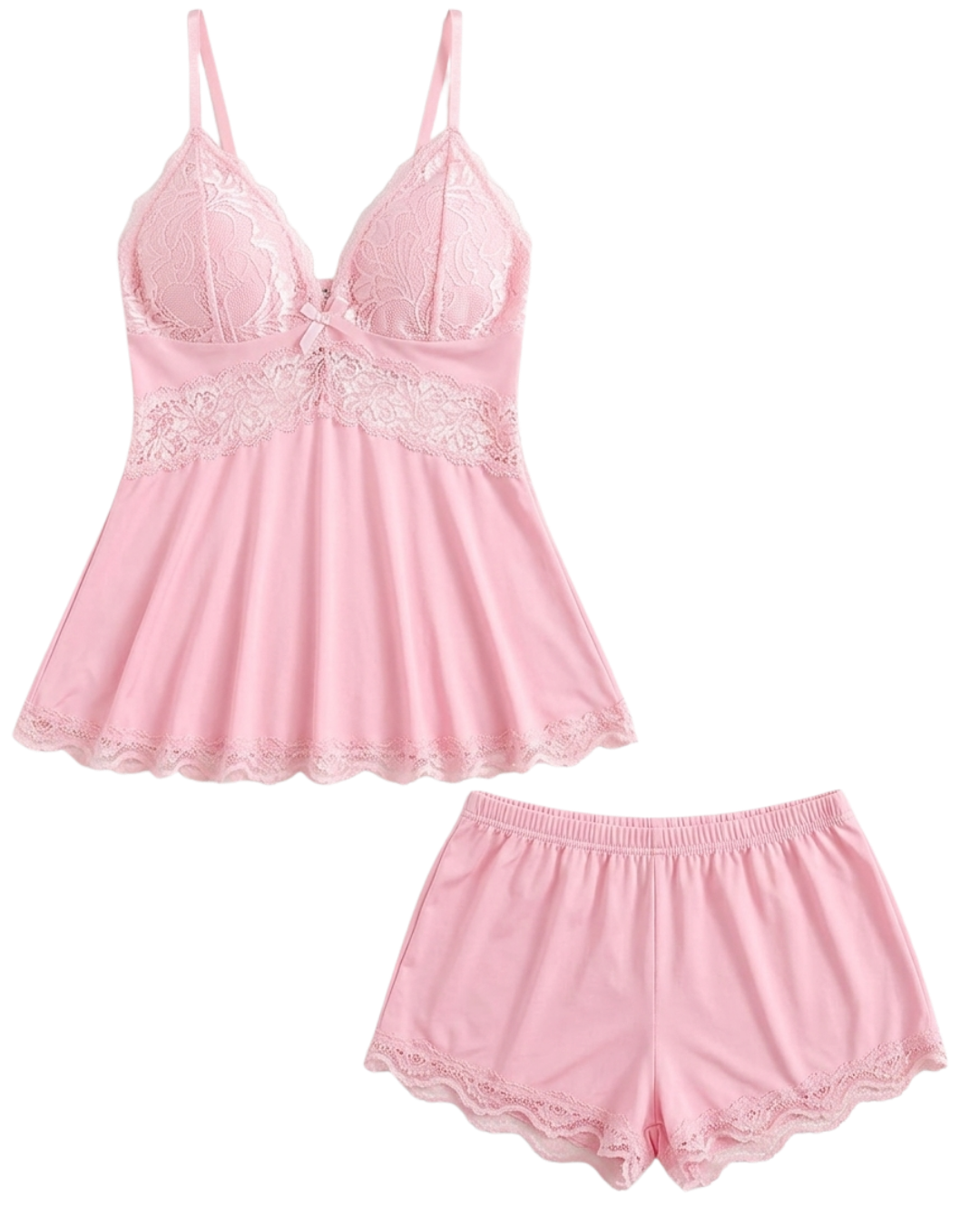 Bordeaux Babydoll Set