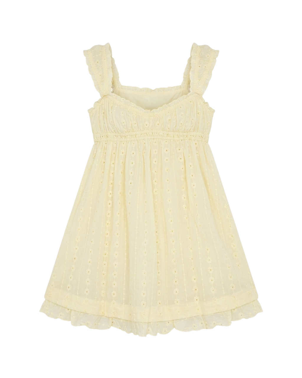 Embroidered Mini Dress