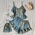 Satin Cherry Sleep Set