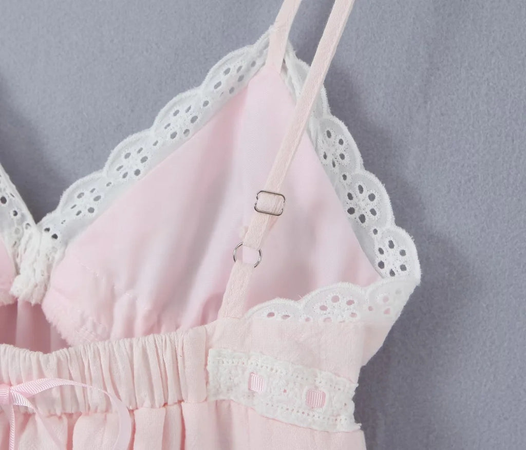 Rosette Babydoll Dress