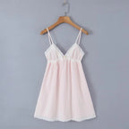 Rosette Babydoll Dress