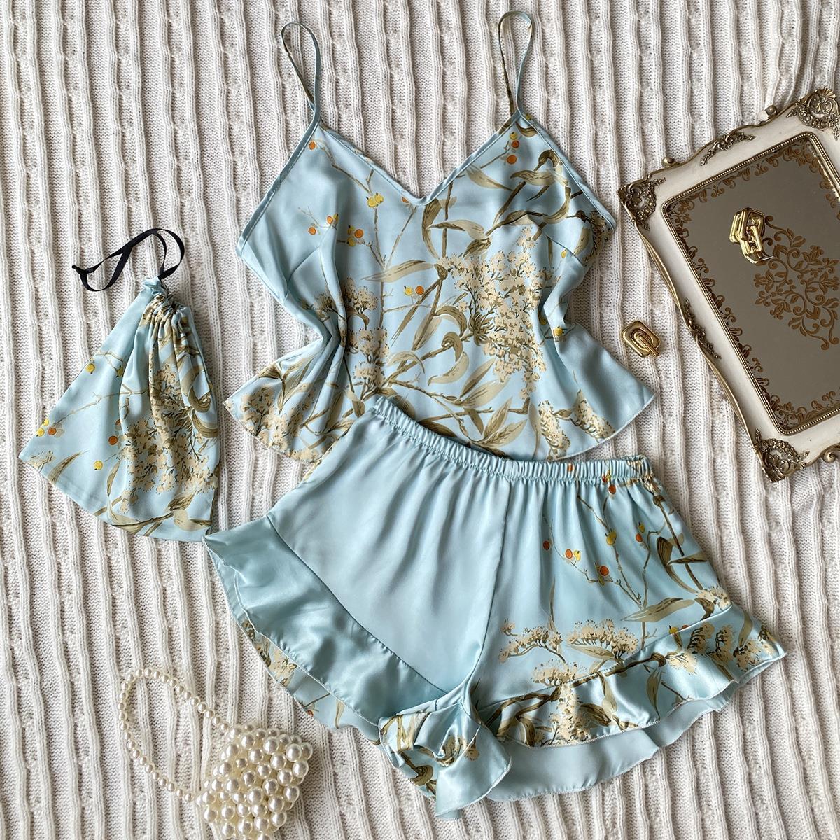 Satin Cherry Sleep Set