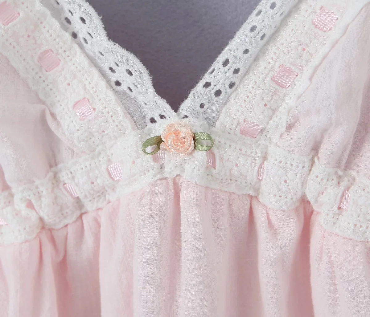 Rosette Babydoll Dress