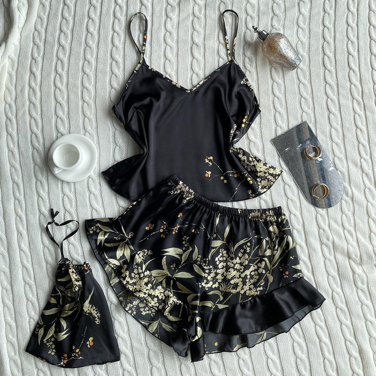 Satin Cherry Sleep Set