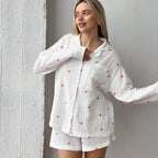 Heart Print Sleep Set